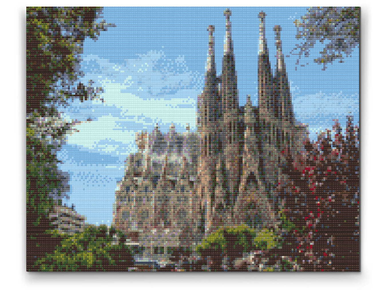 Diamantové malování - Sagrada Familia